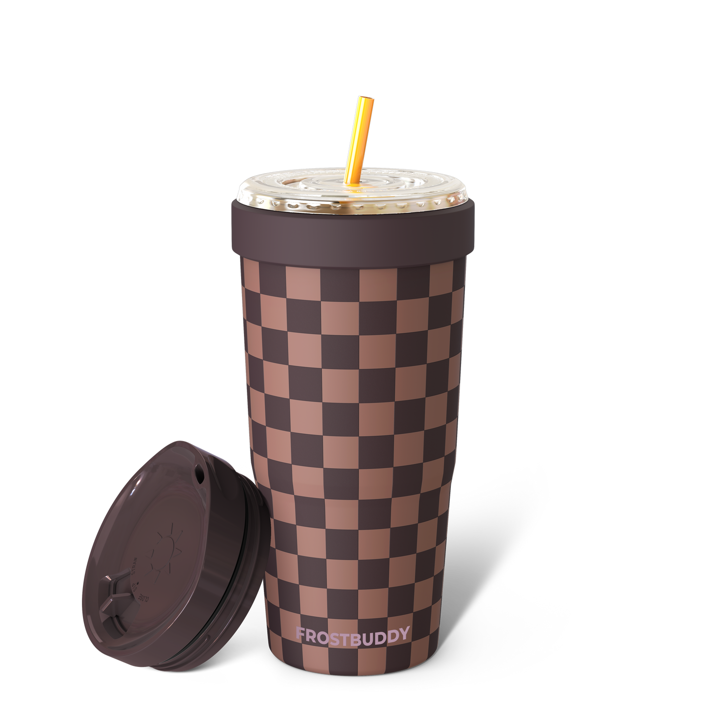 To-Go Buddy | Espresso Checkered image 1